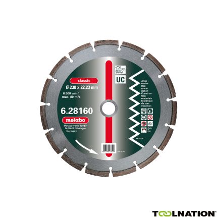Metabo Accessoires 628157000 Dia-DSS,125x2,15x22,23mm, classic", "UC", Universeel - 1