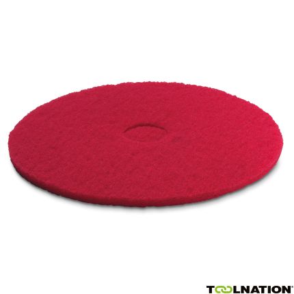 Kärcher Professional 6.369-003.0 Pad, middelzacht, rood, 356 mm 5 stuks - 1