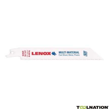 Lenox 1769340* Reciprozaagblad Multi 635R 152x19x0,9mm 10/14TPI (5 pak) - 1
