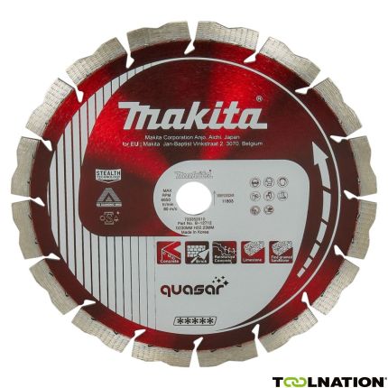 Makita Accessoires B-12712 Diamantschijf 230x22,2mm rood - 1