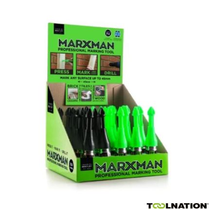 Marxman MARX025963 Marker mix Display 10st zwart / 20st groen - 1