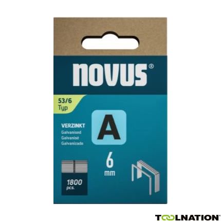 Novus 042-0773 Niet met fijne draad A 53/6 mm (1800 stuks) - 1