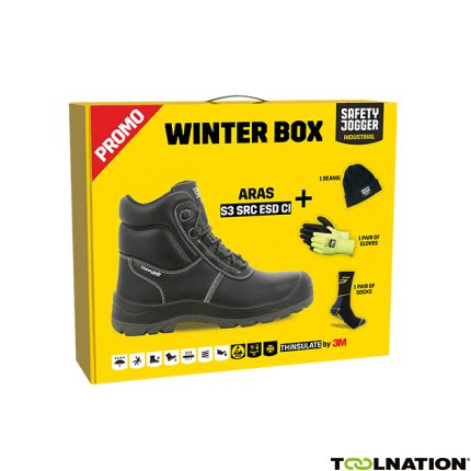 Safety Jogger PROMOARAS Winterbox ARAS Hoge veiligheidsschoen, muts, handschoenen en sokken - 1