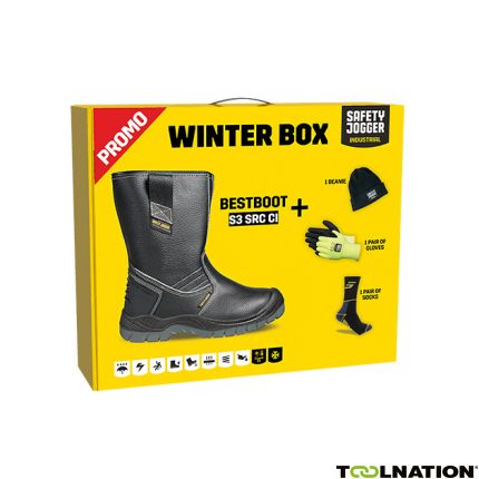 Safety Jogger PROMOBESTB Winterbox Bestboot veiligheidsschoen, muts, handschoenen en sokken - 1