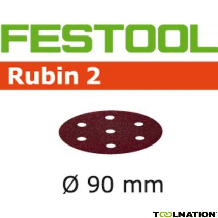 Festool Accessoires 499077 Rubin 2 Schuurschijven STF D90/6 P40 RU2/50 - 1