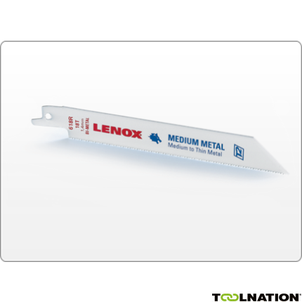 Lenox 20566618R Reciprozaagblad Bi-metaal 618R 152x19x0,9mm 18TPI (5 pak) - 1