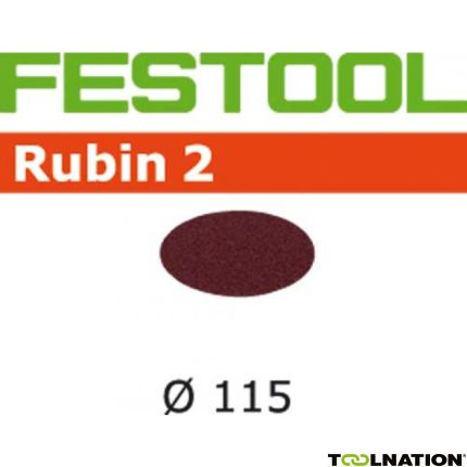 Festool Accessoires 499089 SCHUURSCHIJF RUBIN 2 STF D115 P120 RU2/50 - 1