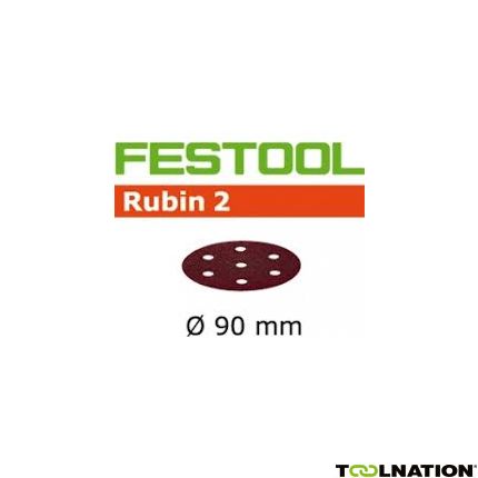 Festool Accessoires 499078 Rubin 2 Schuurschijven STF D90/6 P60 RU2/50 - 1