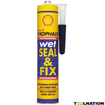 Shell 328601 Tixophalte Wet Seal&Fix Bitumenkit zwart - 310ml - 1