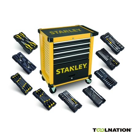 Stanley STHT6-80442 Transmodule Gereedschapskar 4 Laden gevuld met 9 modules! - 11