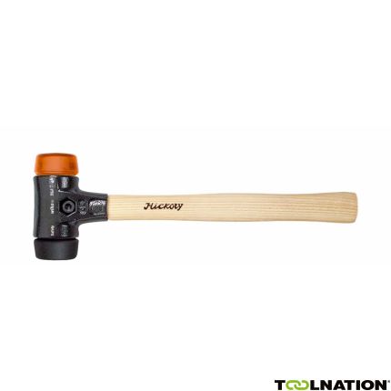 Wiha 26613 Kunststof hamer Safety middelzacht/hard met hickorysteel, rond-slagkop (26613) 50 mm - 1