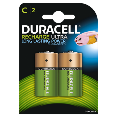 Duracell D055988 Oplaadbare Batterijen Ultra C 2st.