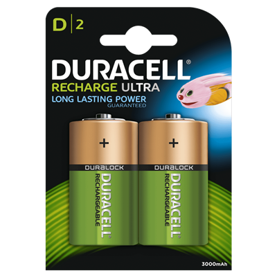 Duracell D055995 Oplaadbare Batterijen Ultra D 2st.