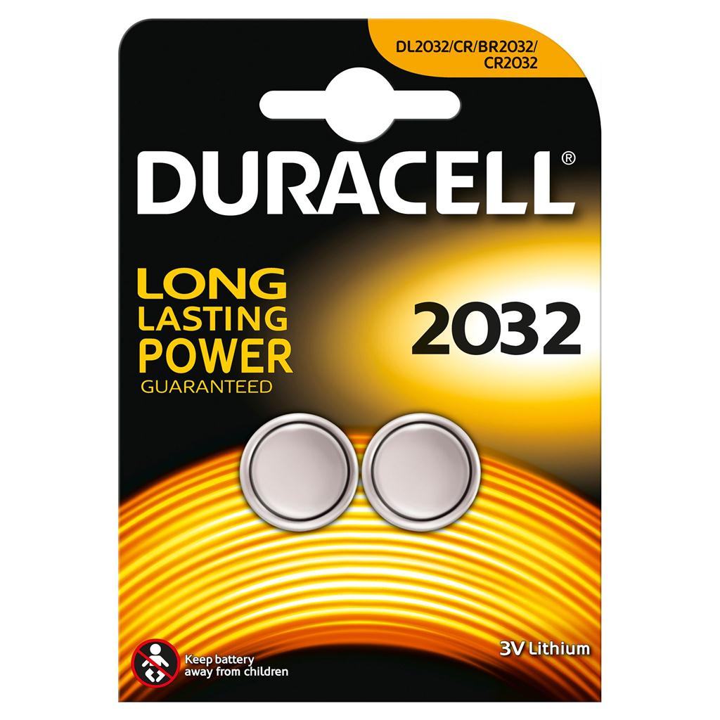 Duracell D203921 Knoopcel Batterijen 2032 2st.