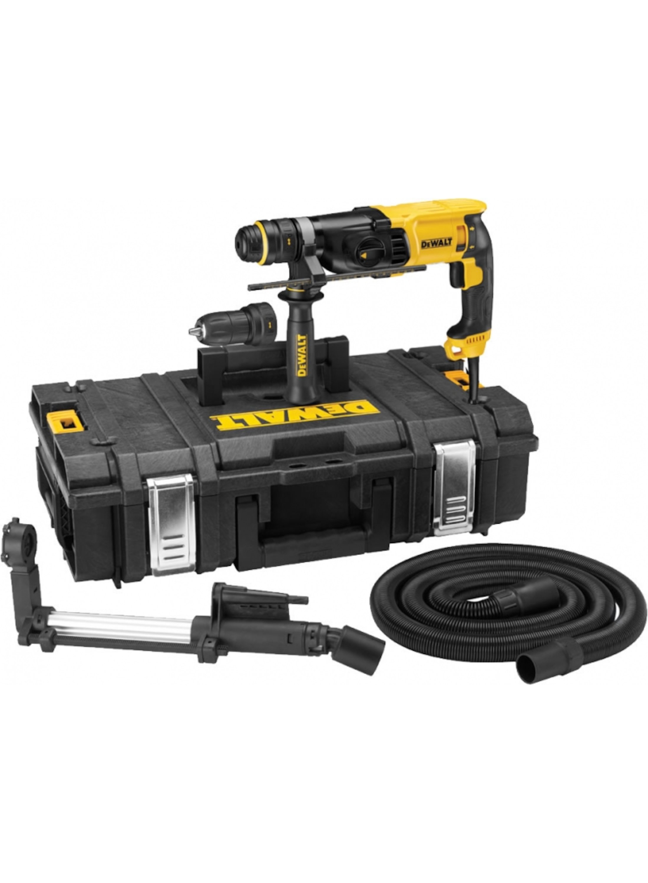 DeWALT D25135K-QS SDS-Plus combihamer 800W + D25301D-XJ Stofafzuigset