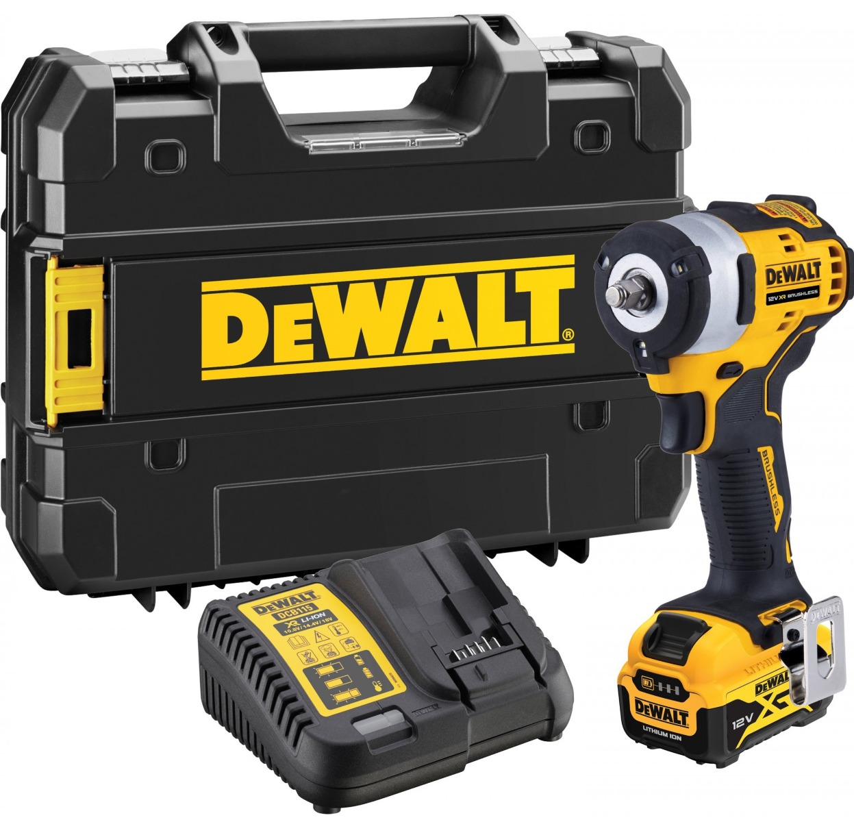 DeWalt DCF903P1-QW Accu Slagmoersleutel 3/8" 12V 1 x 5.0Ah Li-Ion