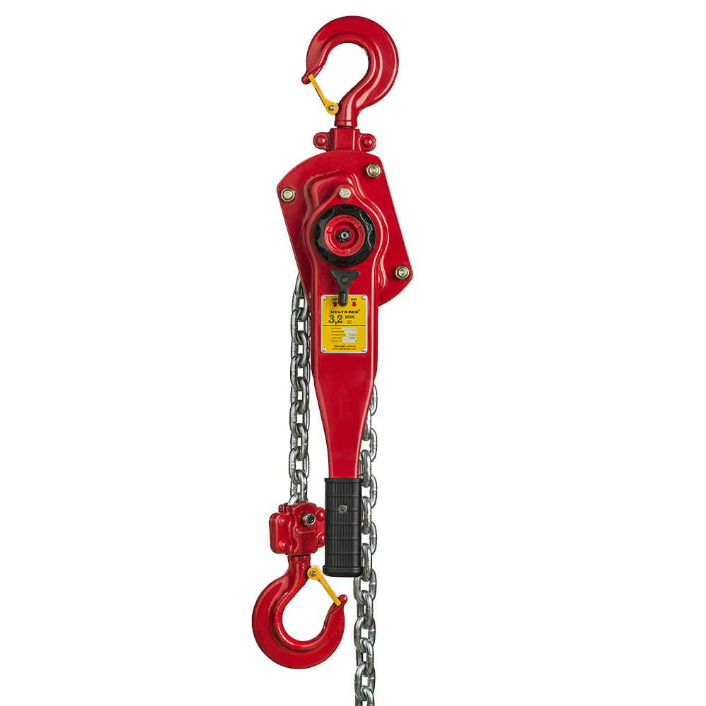 Delta DR.0.0553203 RED - Premium rateltakel - 3,2 ton - met 3 meter hijshoogte