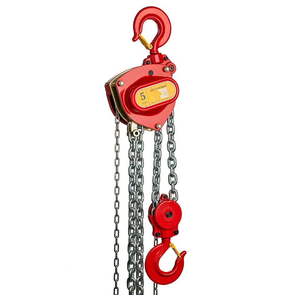 DELTA RED VS.0.04105000 High-Speed Premium handkettingtakel 5 ton 2 parten excl. ketting