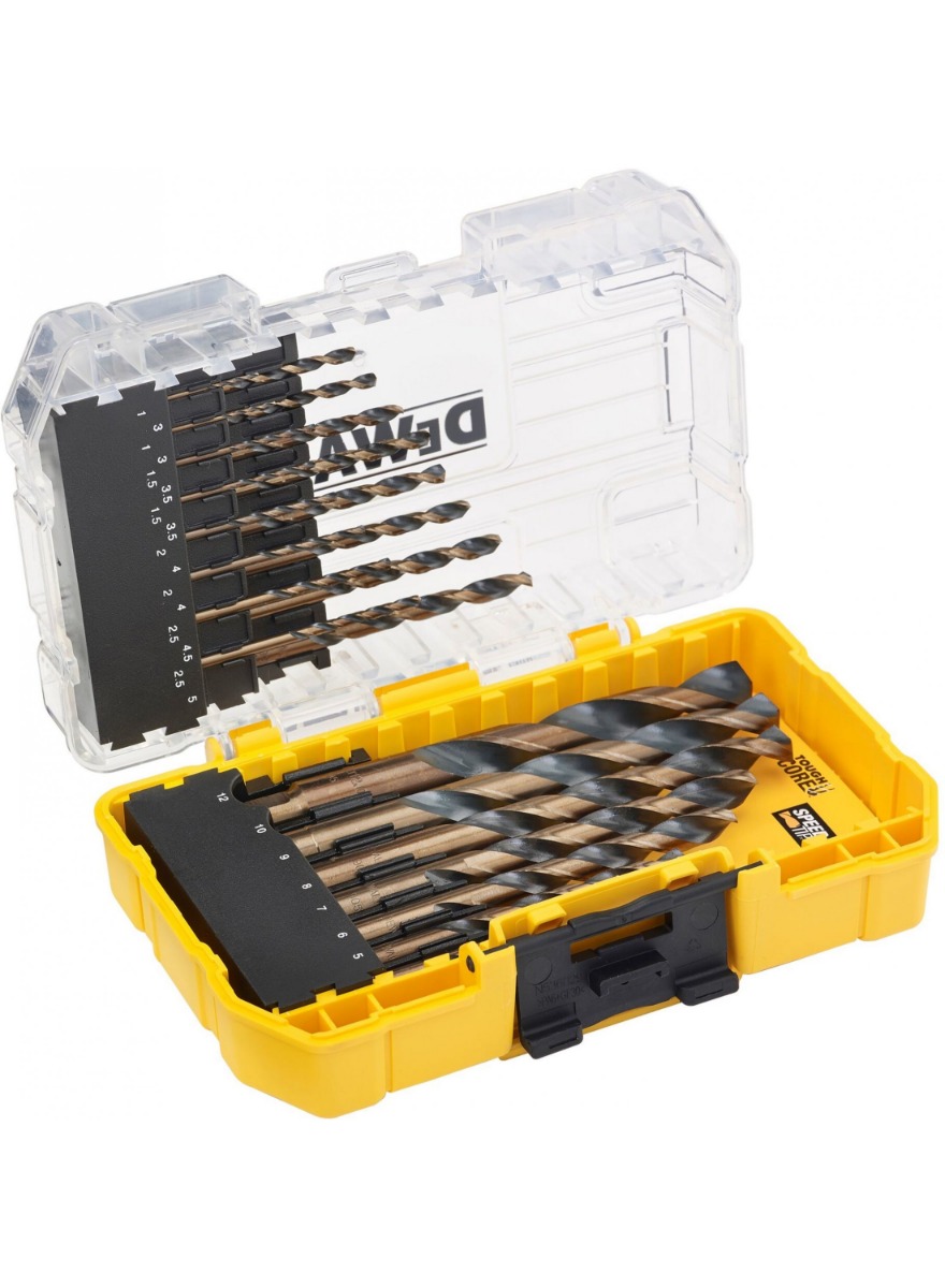 DeWalt Accessoires DT70729-QZ 23-dlg metaalboren Black & Gold (1mm-12mm)