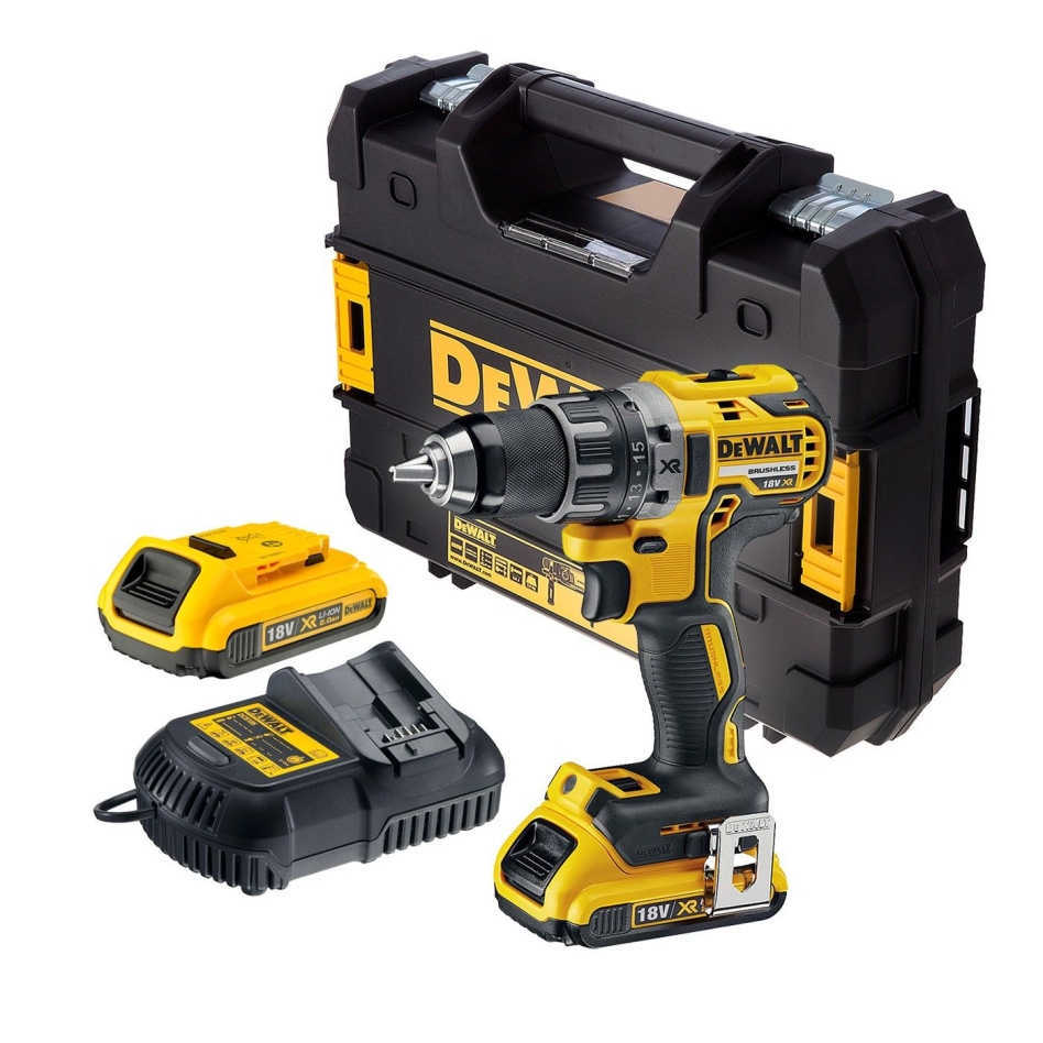 DeWALT DCD791D2-QW Accuboor Koolborstelloos 18 Volt 2,0 AH Li-ion