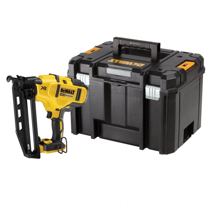 DeWALT DCN660NT-XJ Afwerkingstacker 16GA 18V excl. accu's en lader in TSTAK Koffer