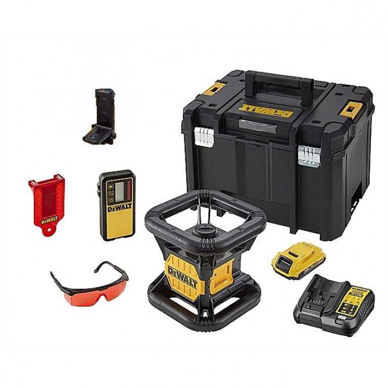 DeWALT DCE079D1R-QW 18V 2,0Ah Li-Ion Volautomatische roterende rode laser (outdoor)