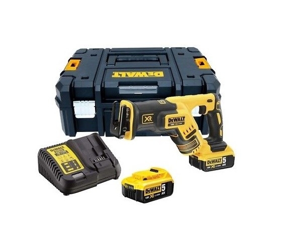 DeWALT DCS367P2-QW reciprozaag XR 18 Volt 5,0 AH Li-ion