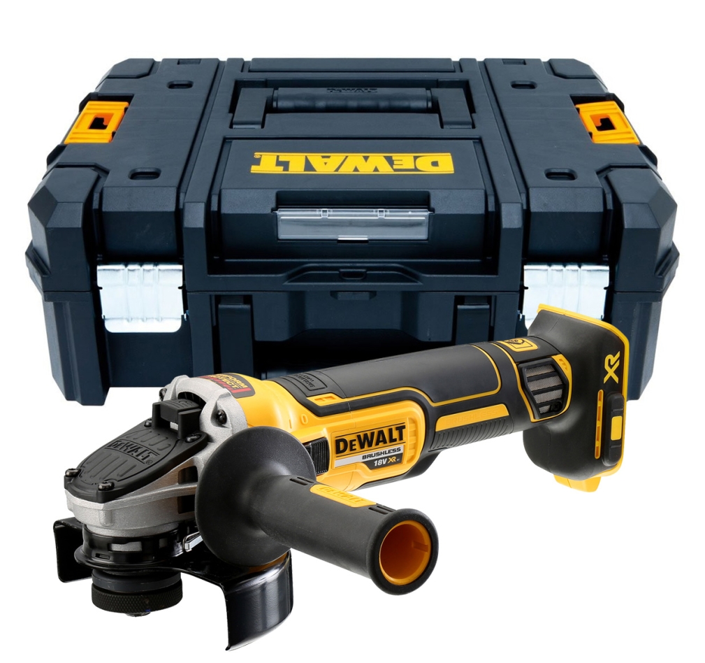 DeWALT DCG405NT-XJ XR 18V accu Haakse Slijper 125 mm excl. accu's en lader in TSTAK