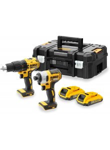 DeWALT DCK2060D2T-QW Comboset 18V 2,0Ah Li-Ion - DCD778 Accuklopboormachine + DCF787 Slagschroever