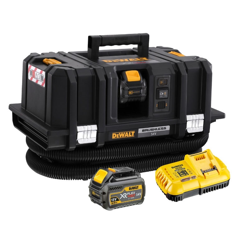 DeWALT DCV586MT2-QW FlexVolt Accu Nat- en Droogzuiger M-klasse 54V 6Ah Li-Ion