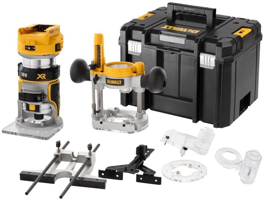 DeWalt DCW604NT-XJ Accu bovenfrees/kantenfrees 18V excl. accu's en lader