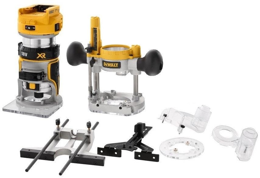 DeWalt DCW604N-XJ Accu bovenfrees/kantenfrees 18V excl. accus en lader + 5 jaar dealer garantie!