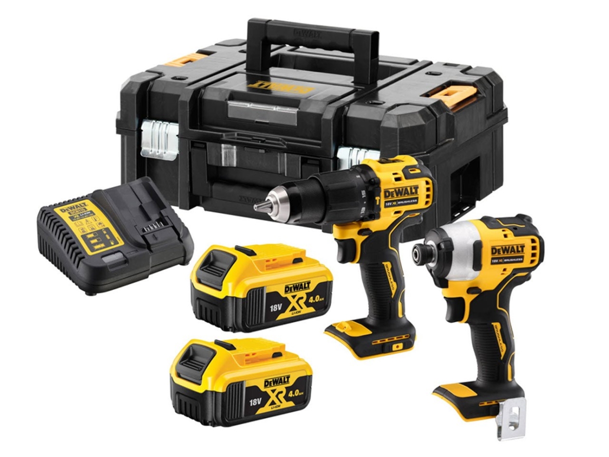 DeWALT DCK2062M2T-QW Comboset 18V 4,0Ah Li-Ion - DCD709 Accuklopboormachine + DCF809 Slagschroever