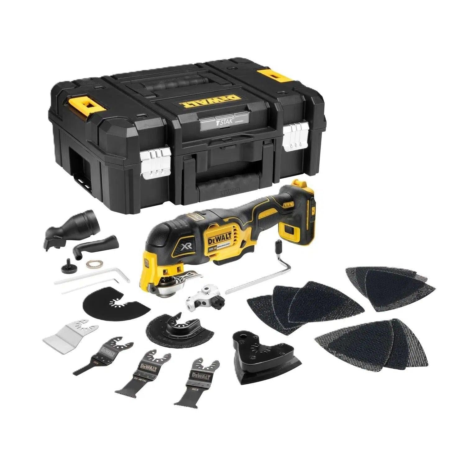 DeWalt DCS356NT-XJ Oscillerende multitool excl. accu's en lader in TSTAK