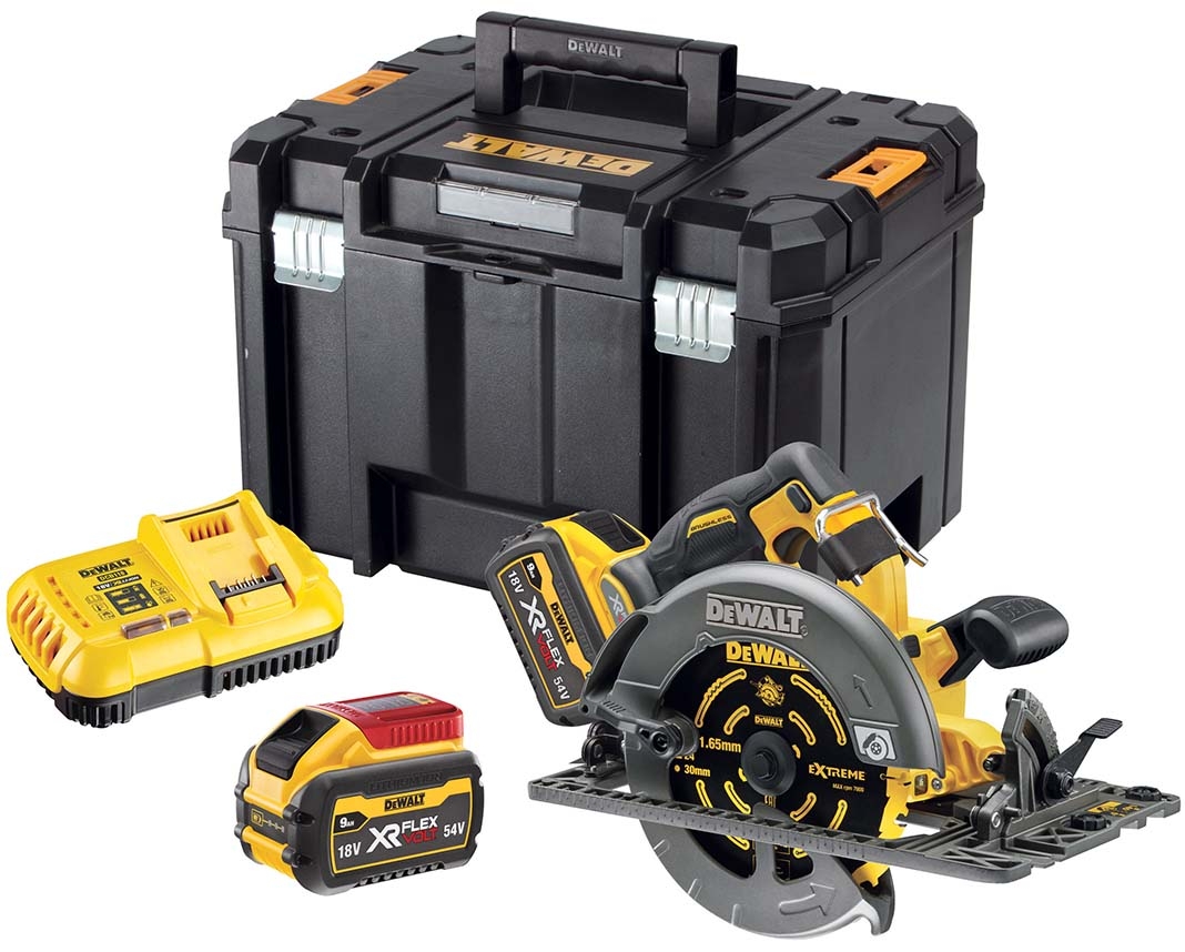 DeWALT DCS579X2-QW XR FlexVolt 54 Volt 9,0Ah Li-Ion Cirkelzaag 190 mm