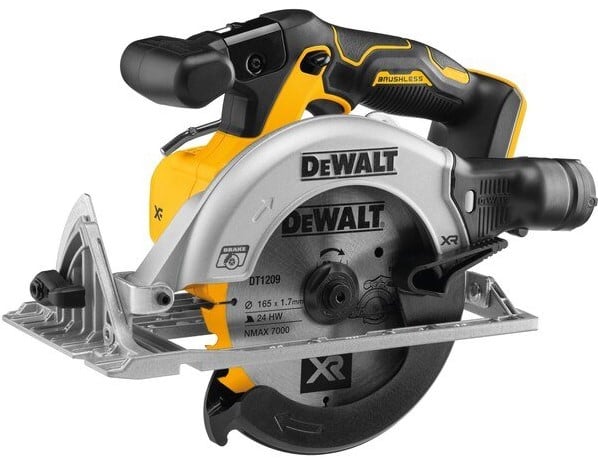 DeWALT DCS565N-XJ Accu Cirkelzaag 165mm 18V XR Brushless excl. accu's en lader in doos