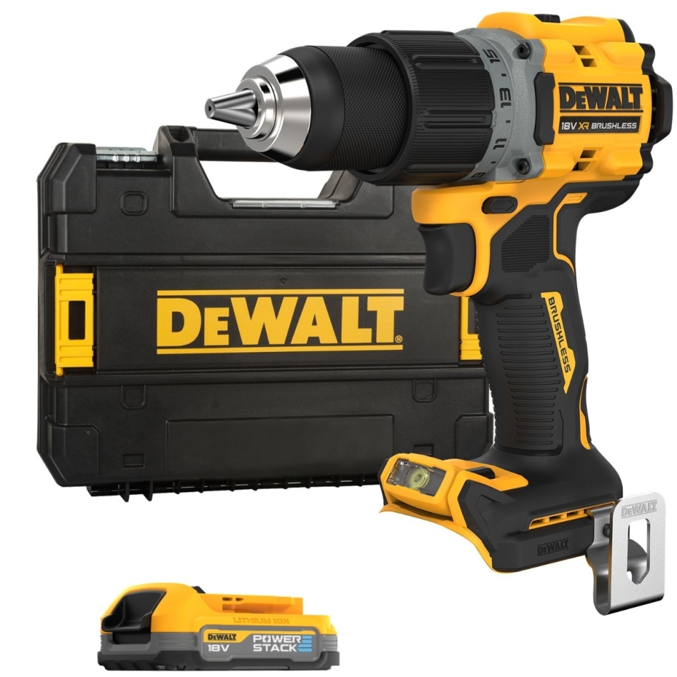 DeWALT DCD800E1T-QW Accuboormachine XR 18V PowerStack Li-Ion