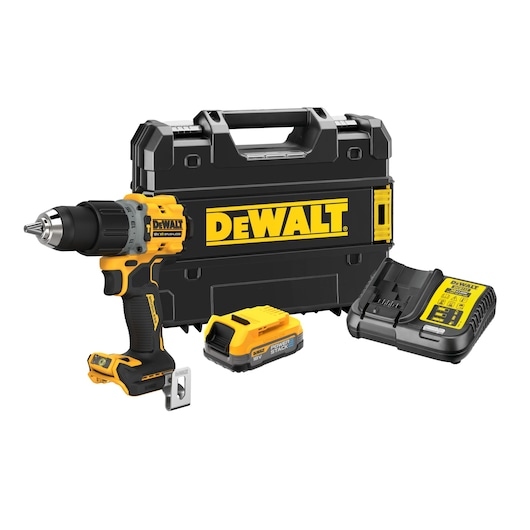 DEWALT DCD805E1T-QW Compacte Accu Klop-/schroefboormachine 18V XR 2x 2Ah Li-Ion in TSTAK Brushless