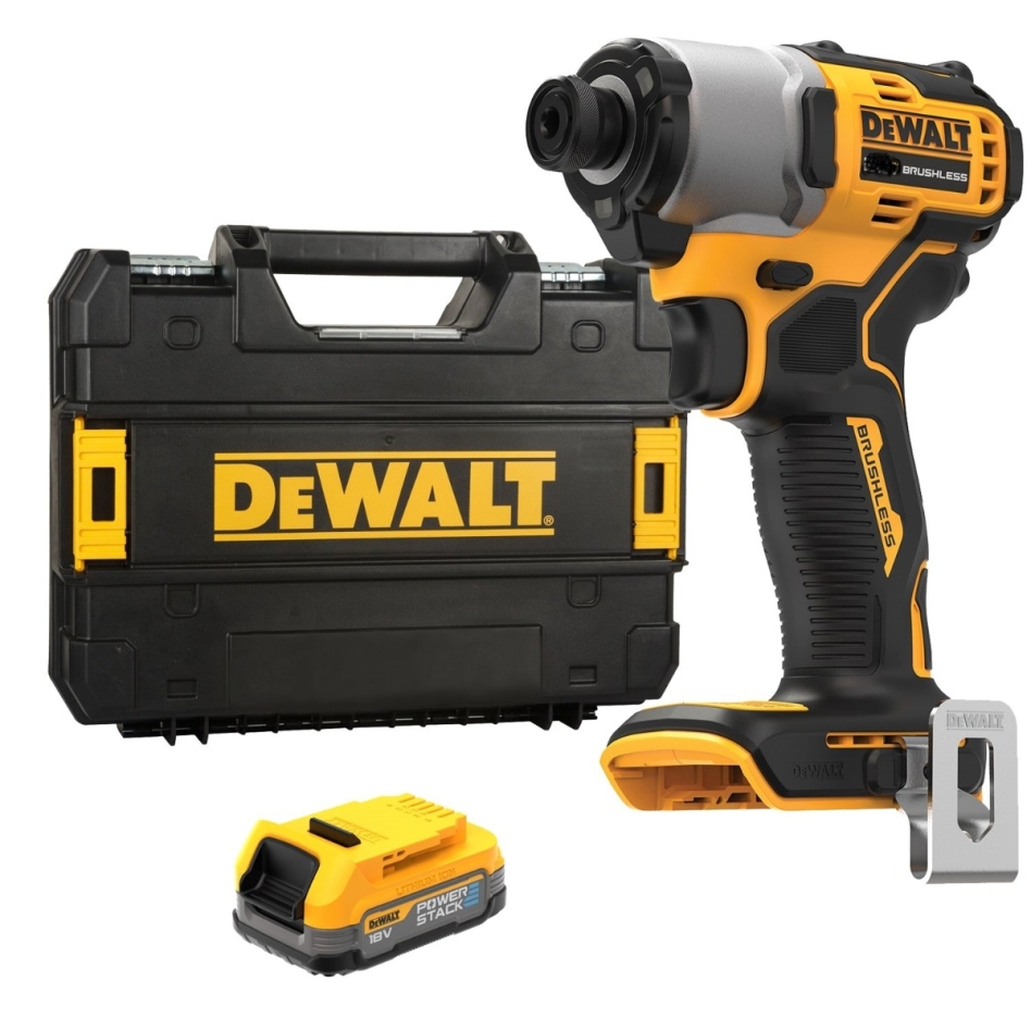 DEWALT DCF840E1T-XJ Slagschroevendraaier 18V XR PowerStack Li-Ion