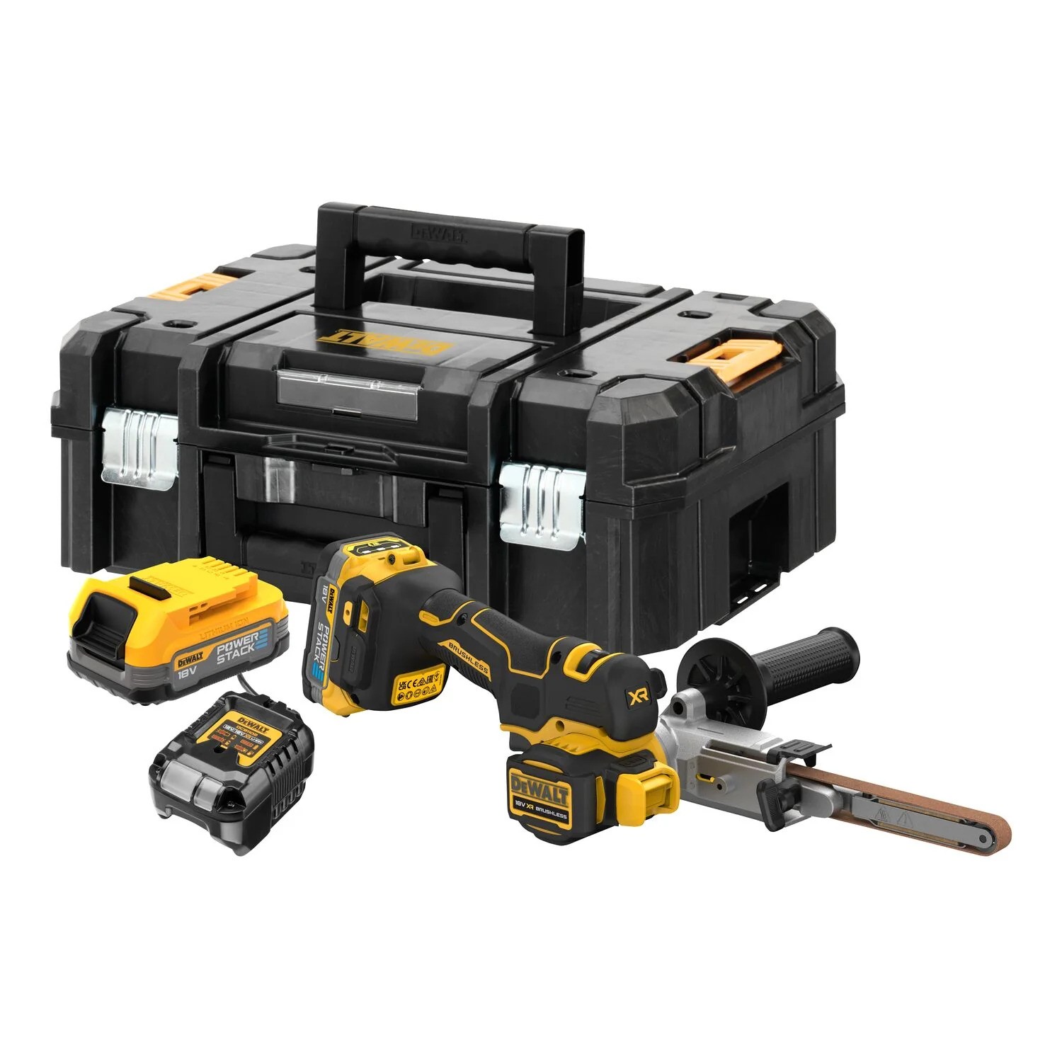 DeWALT DCM200E2T-QW 18v XR Brushless Bandvijl - 2 x Compact Powerstack