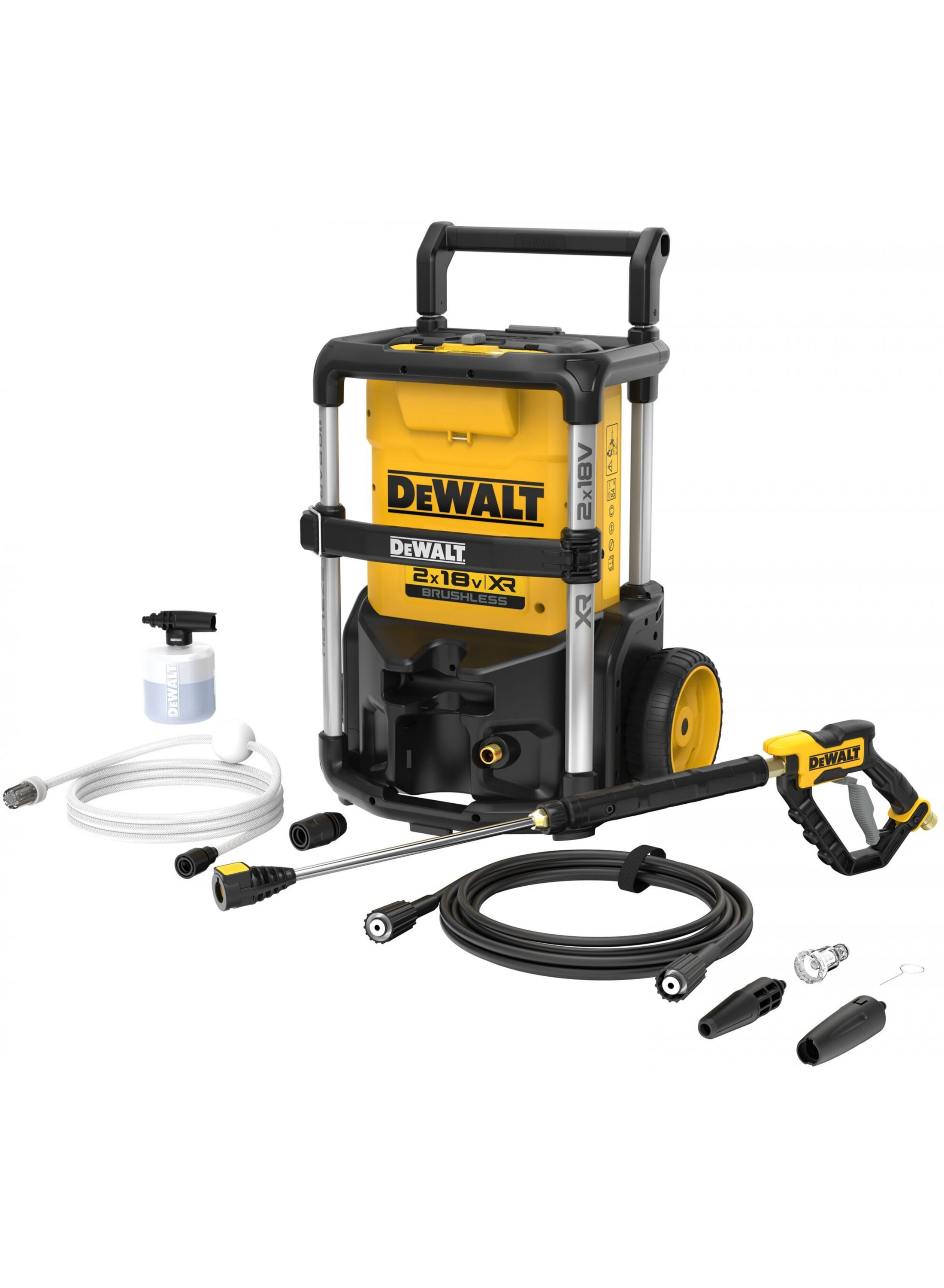 DEWALT DCMPW1600N-XJ XR Accu Hogedrukreiniger 2 x 18V excl. accu's en lader