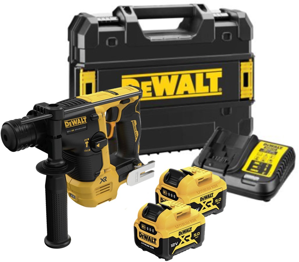 DeWALT DCH072P2-QW Accuboorhamer SDS Plus XR 12V 5.0Ah Li-Ion in TSTAK koffer