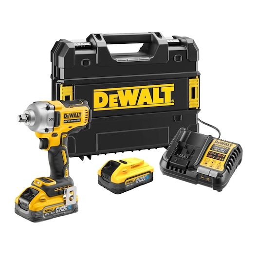 DeWalt DCF891H2T-QW Accu Slagmoersleutel 1/2" 18V XR 2x 5.0Ah Li-Ion in TSTAK Brushless