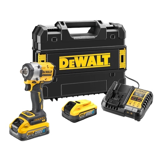 DeWalt DCF921H2T-QW Compacte Accu Slagsmoersleutel 1/2" 18V XR 2x 5.0Ah Li-Ion Brushless