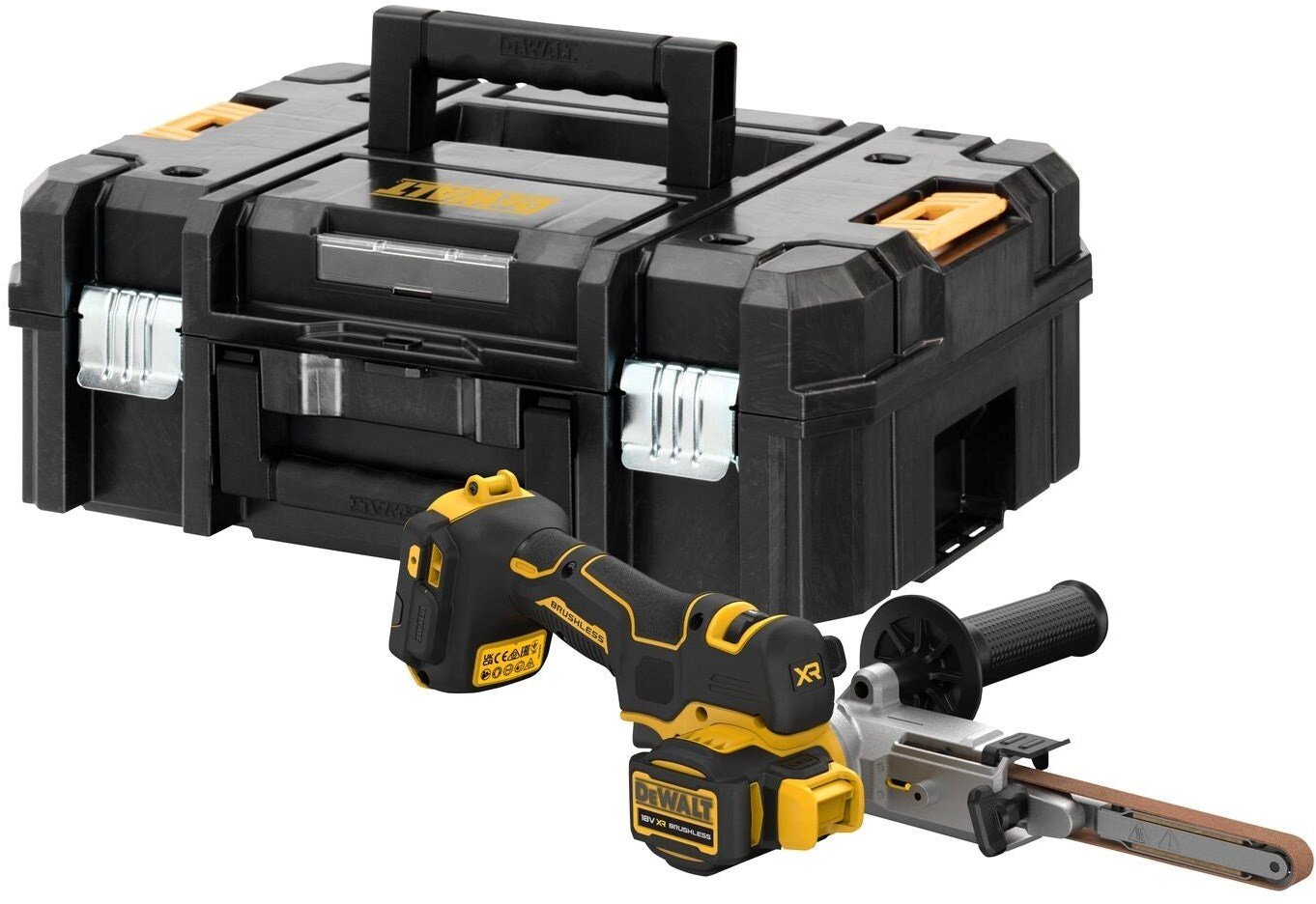DEWALT DCM200NT-XJ Accu Bandvijlmachine 18V excl. accu's en lader in TSTAK koffer