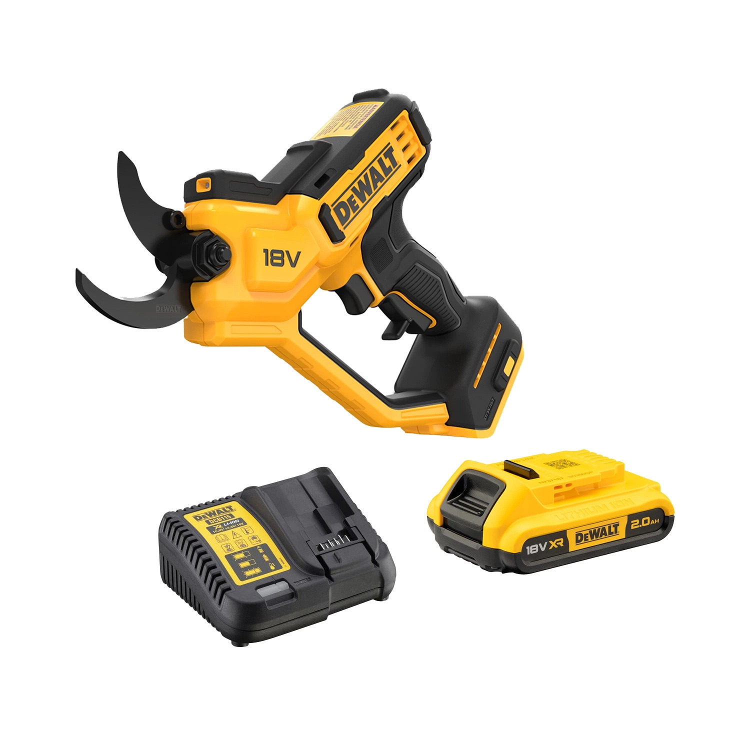 DeWALT DCMPP568D1-QW XR Accu-Snoeischaar 1x 18V 2.0Ah accu en lader