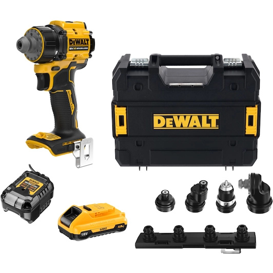 DeWALT DCD803M1T-QW​ XR Multi-head Accu-Schroef-/boormachine 1x 18V 4.0Ah accu en lader in doos