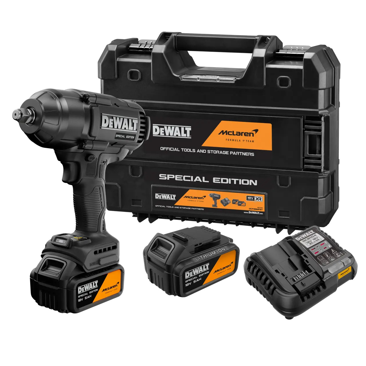 DEWALT DCF99MP2T-QW 18V XR DEWALT x MCLAREN Brushless 1/2
