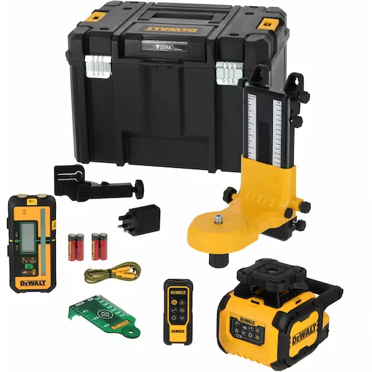 DeWALT DCLE15221G-QW​ Rotatielaser Groen Li-ion accu en USB-C laadkabel
