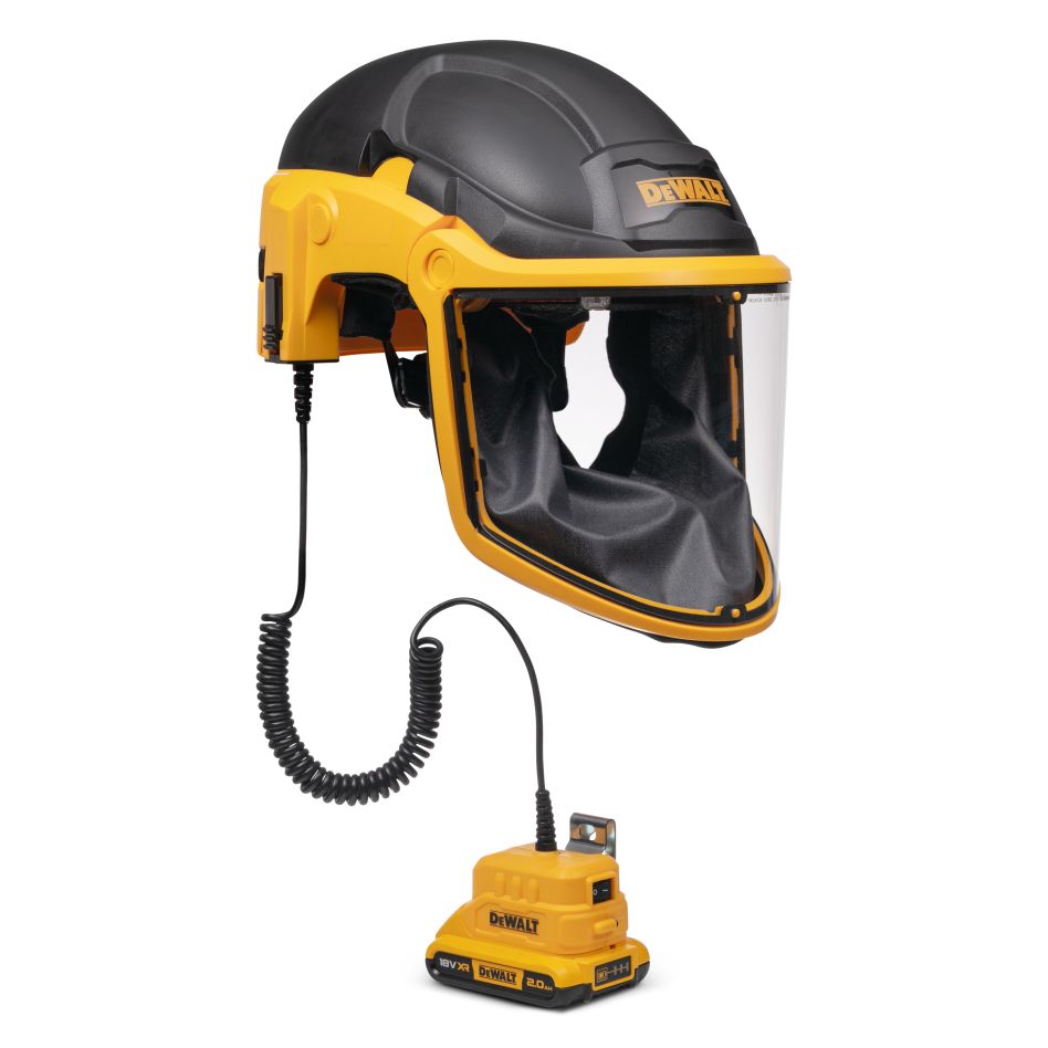 DeWALT DXPGH2SB21 Luchtzuiverend beademingsapparaat met vizier P3 18 V 2.0 Ah